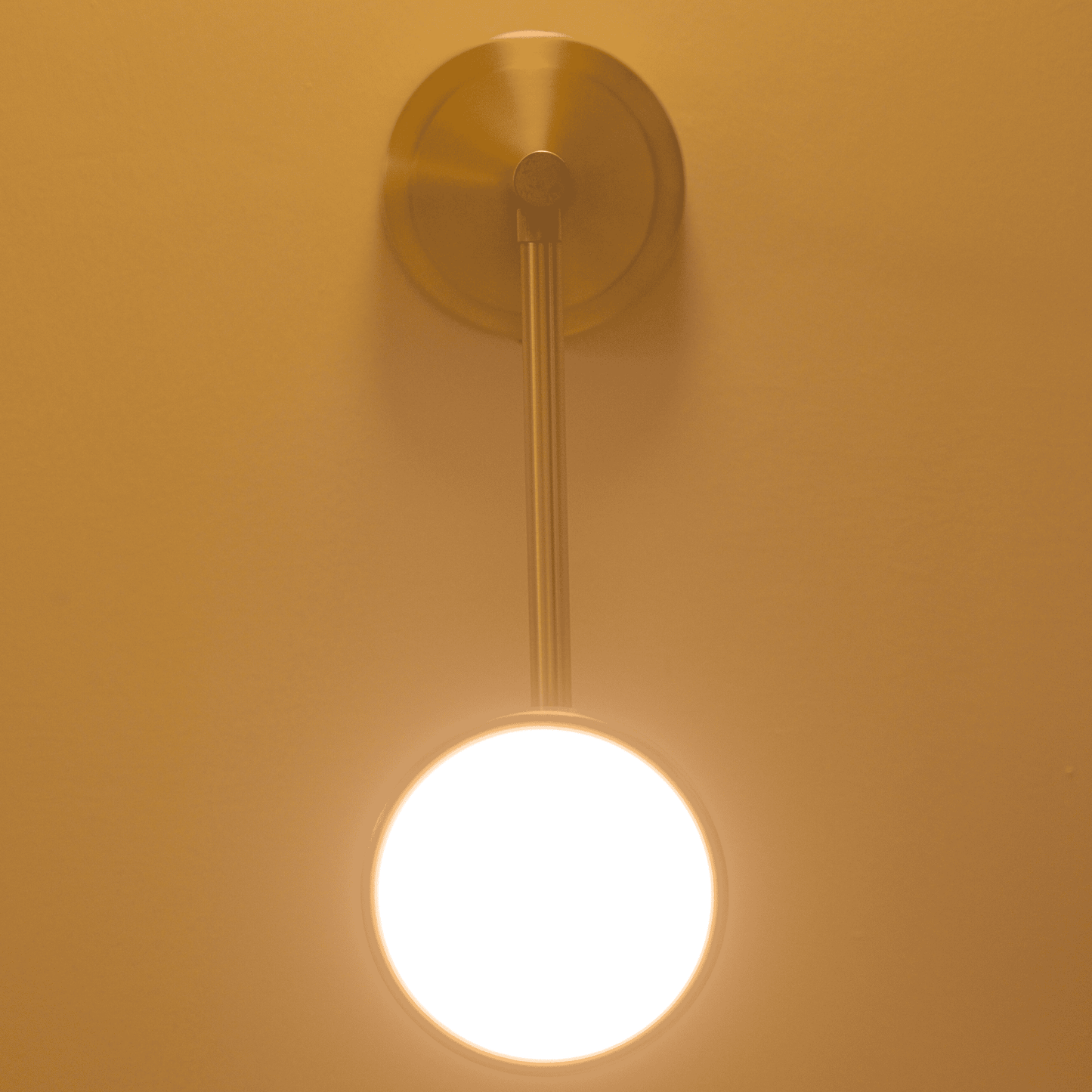 Modern Brass Wall Sconce with Adjustable Arm