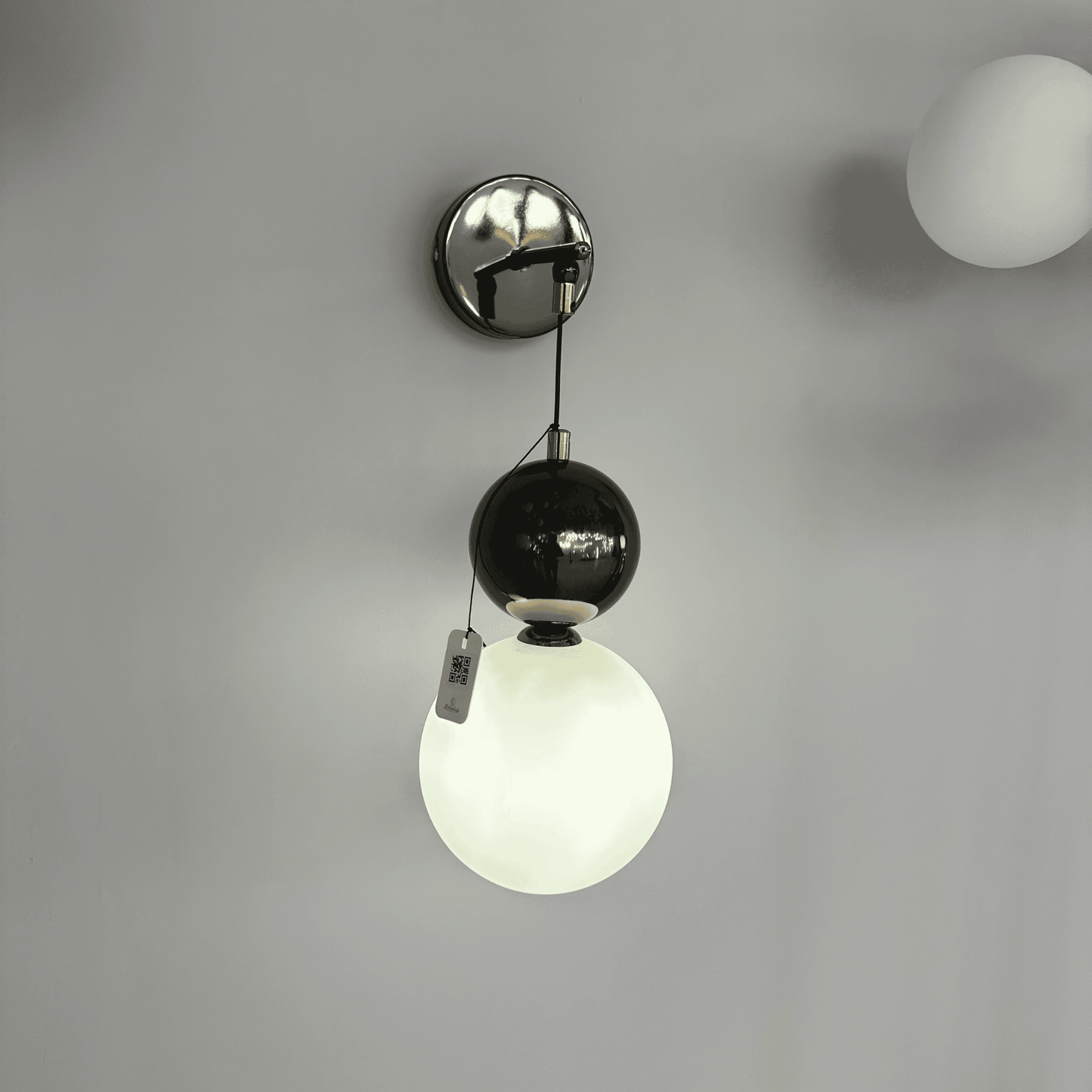 Milk & Opal Glass Wall Sconce – Modern Decorative Light for Bedroom, Hallway, Vanity