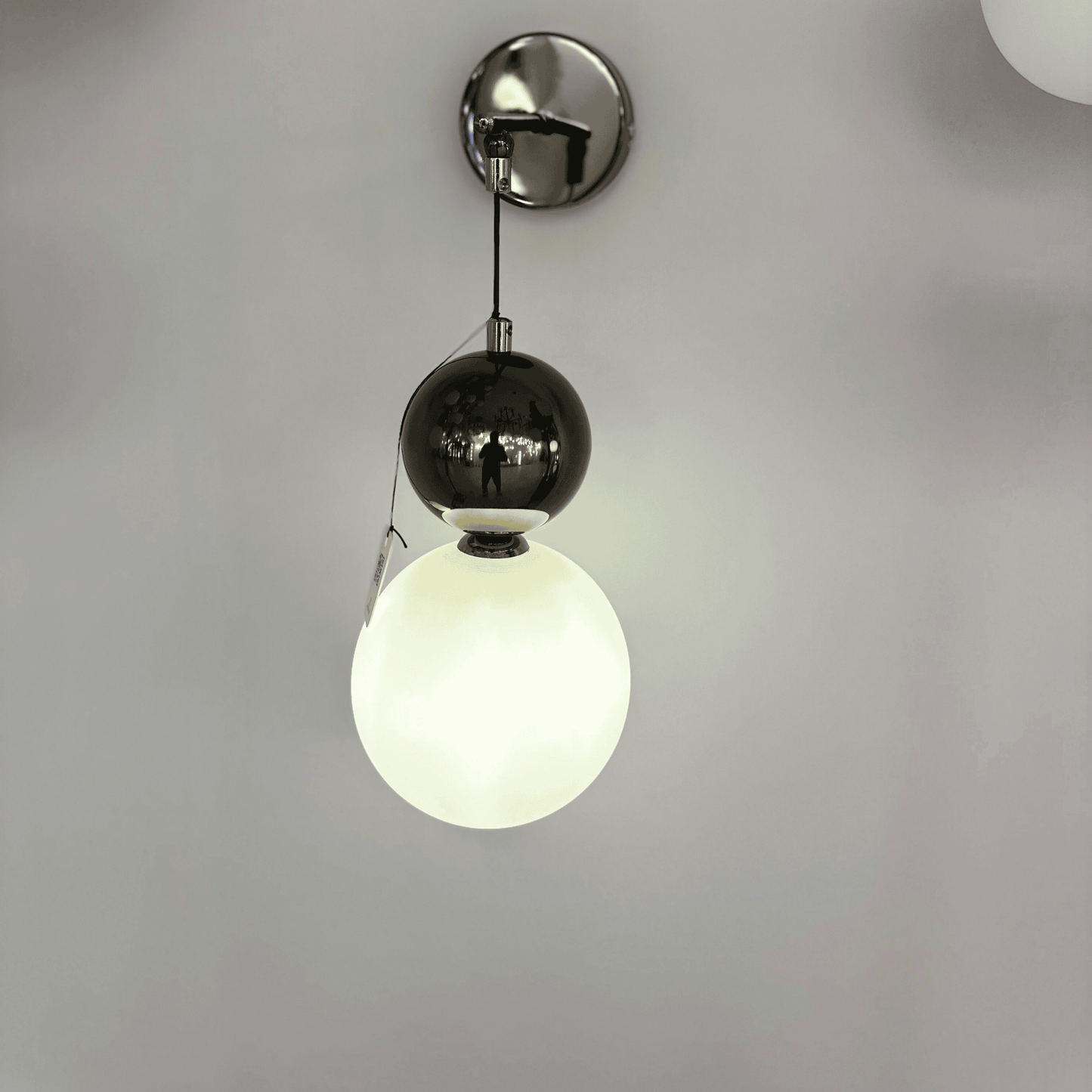 Milk & Opal Glass Wall Sconce – Modern Decorative Light for Bedroom, Hallway, Vanity