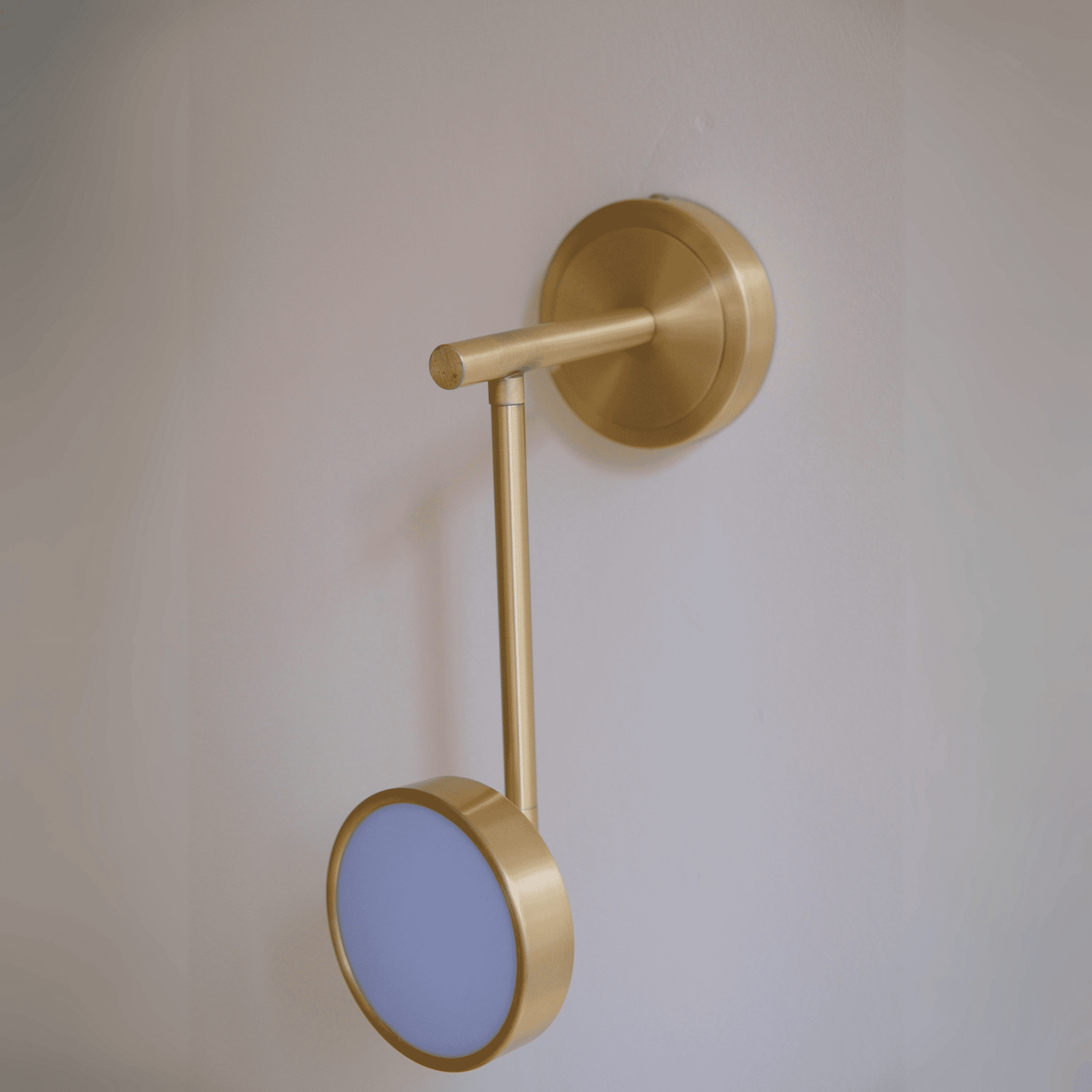 Modern Brass Wall Sconce with Adjustable Arm