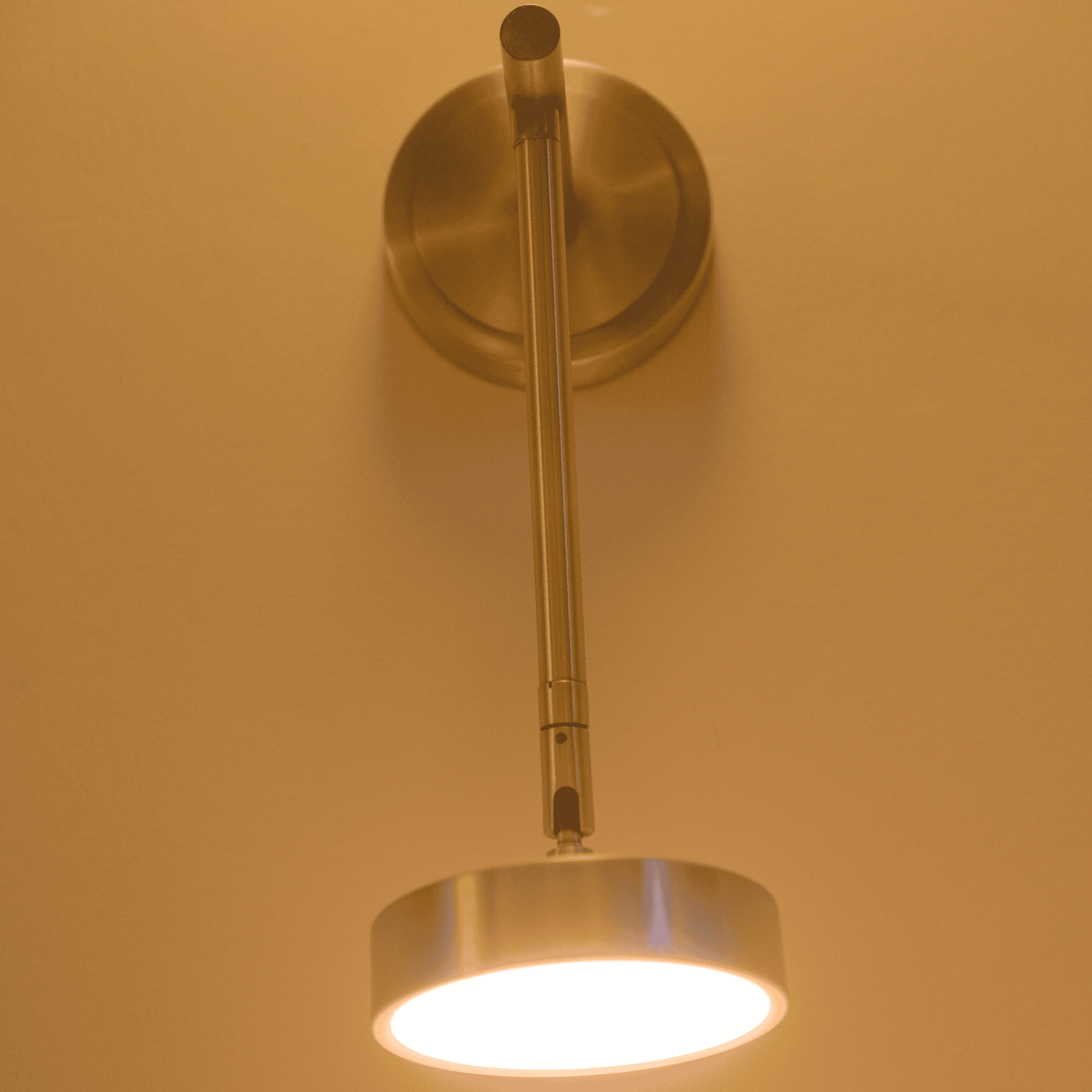 Modern Brass Wall Sconce with Adjustable Arm