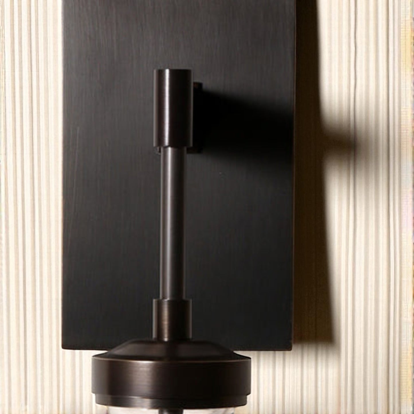 Modern Bronze Teardrop Glass Wall Sconce – Designer Accent Lighting