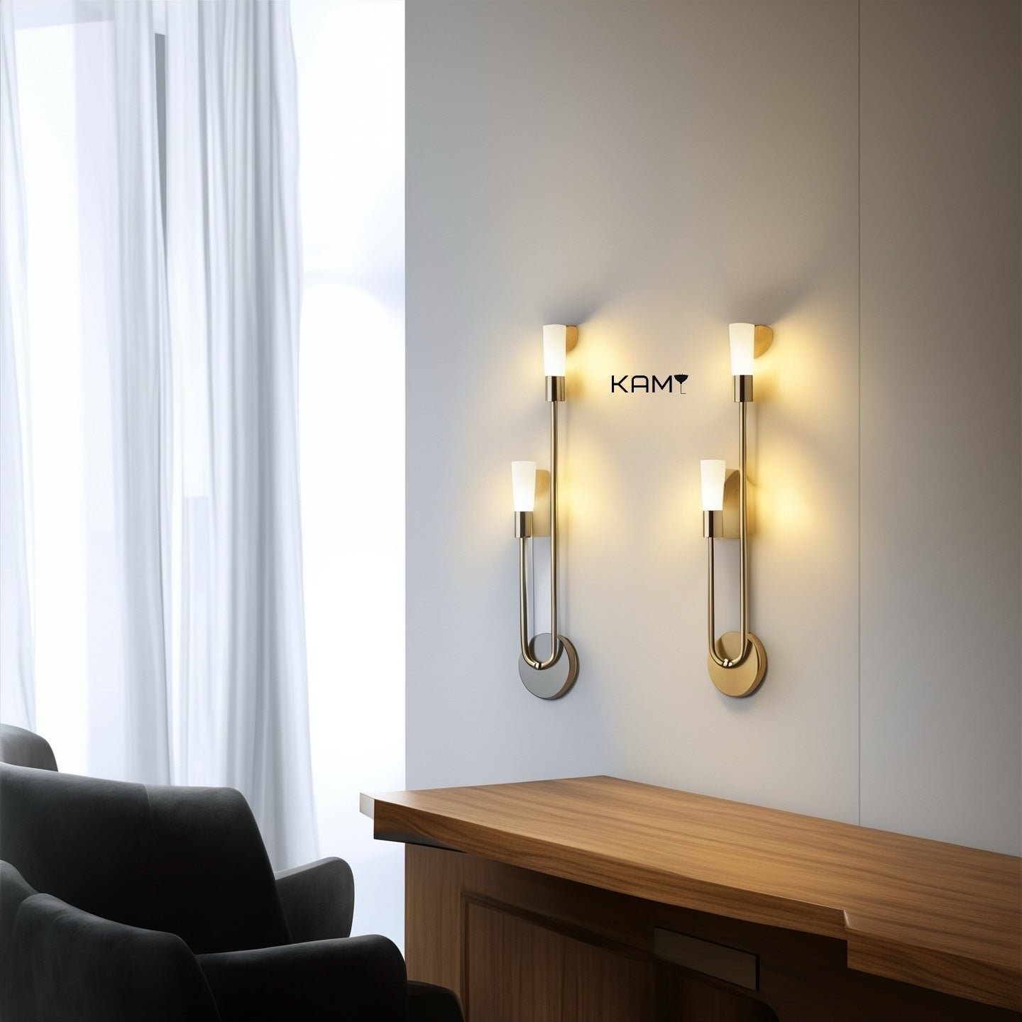 Minimalist Modern G9 Wall Sconce - Wall Decor Lamp - Kami Lighting