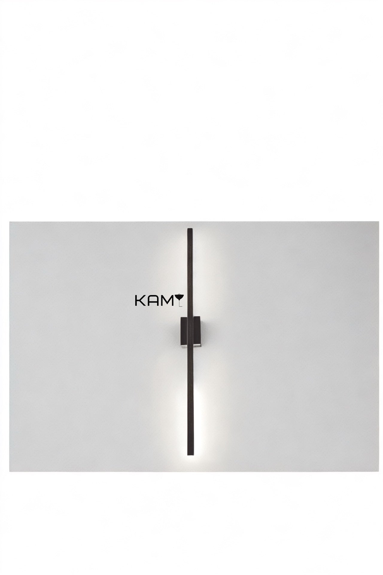 Modern LED Wall Sconce | Minimalist Black Wall Light Fixture - Kami Lighting