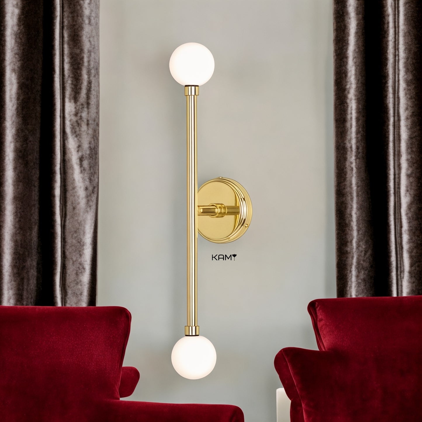 Minimalist Modern G9 Wall Sconce - Minimalist Wall Decor Lamp - Kami Lighting