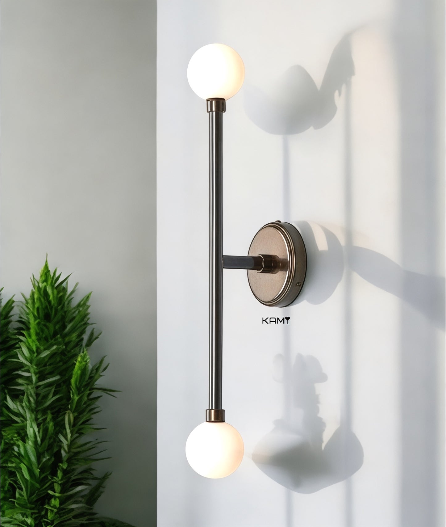 Minimalist Modern G9 Wall Sconce - Minimalist Wall Decor Lamp - Kami Lighting