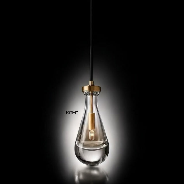 Modern Glass Pendant Light - Customizable Multi-Light Chandelier, E14 Bulb Compatible - Kami Lighting