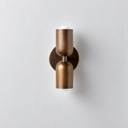Minimalist Dual-Head Wall Sconce