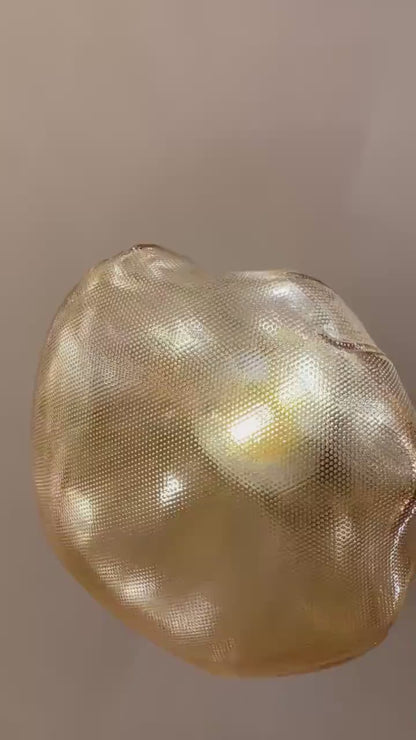 natural stone shape glass wall sconce